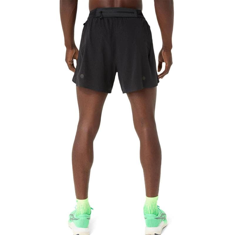 【新品 L-XL ブラック】アシックスRUN5インチショーツ