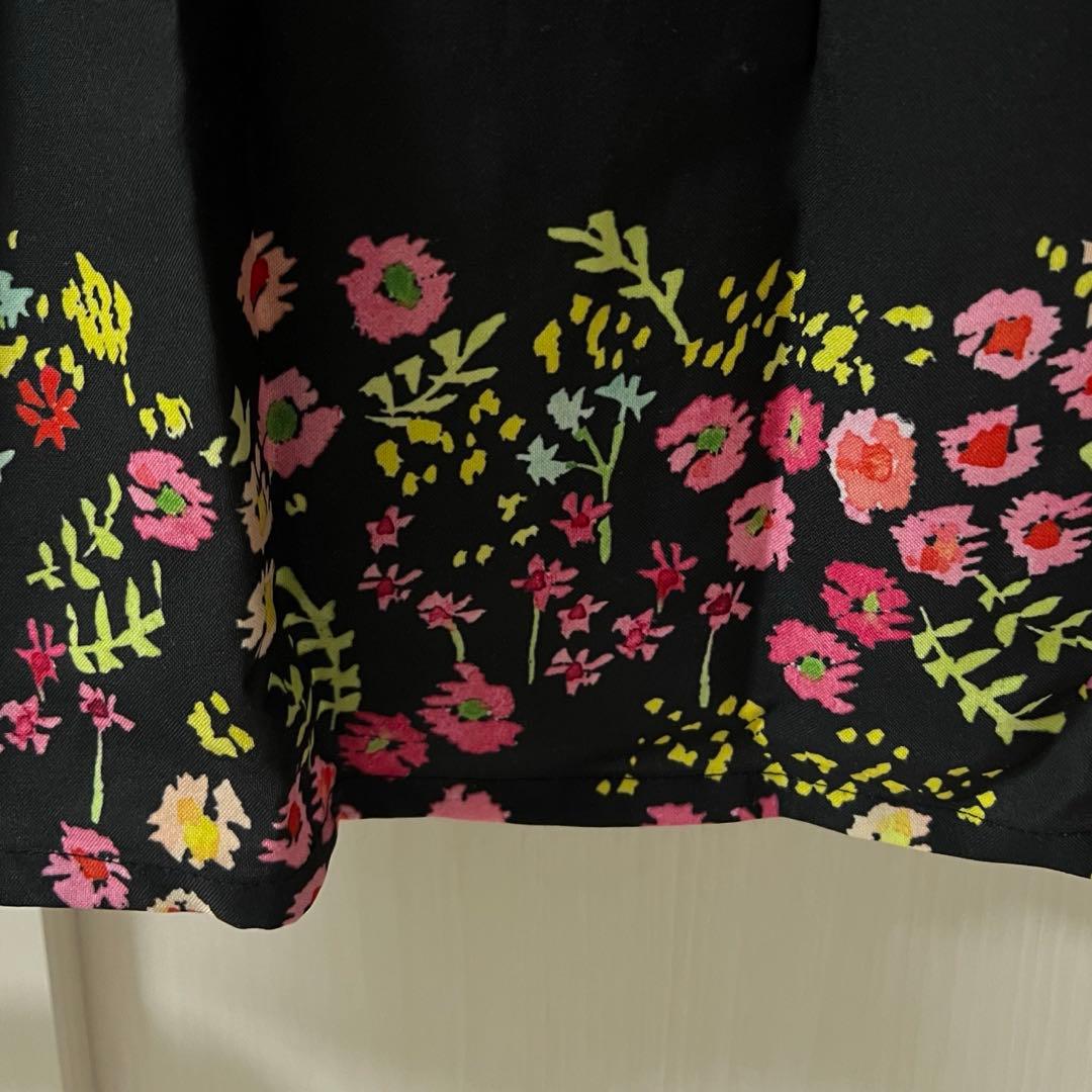 【美品】ブラックエプロン くまのがっこう