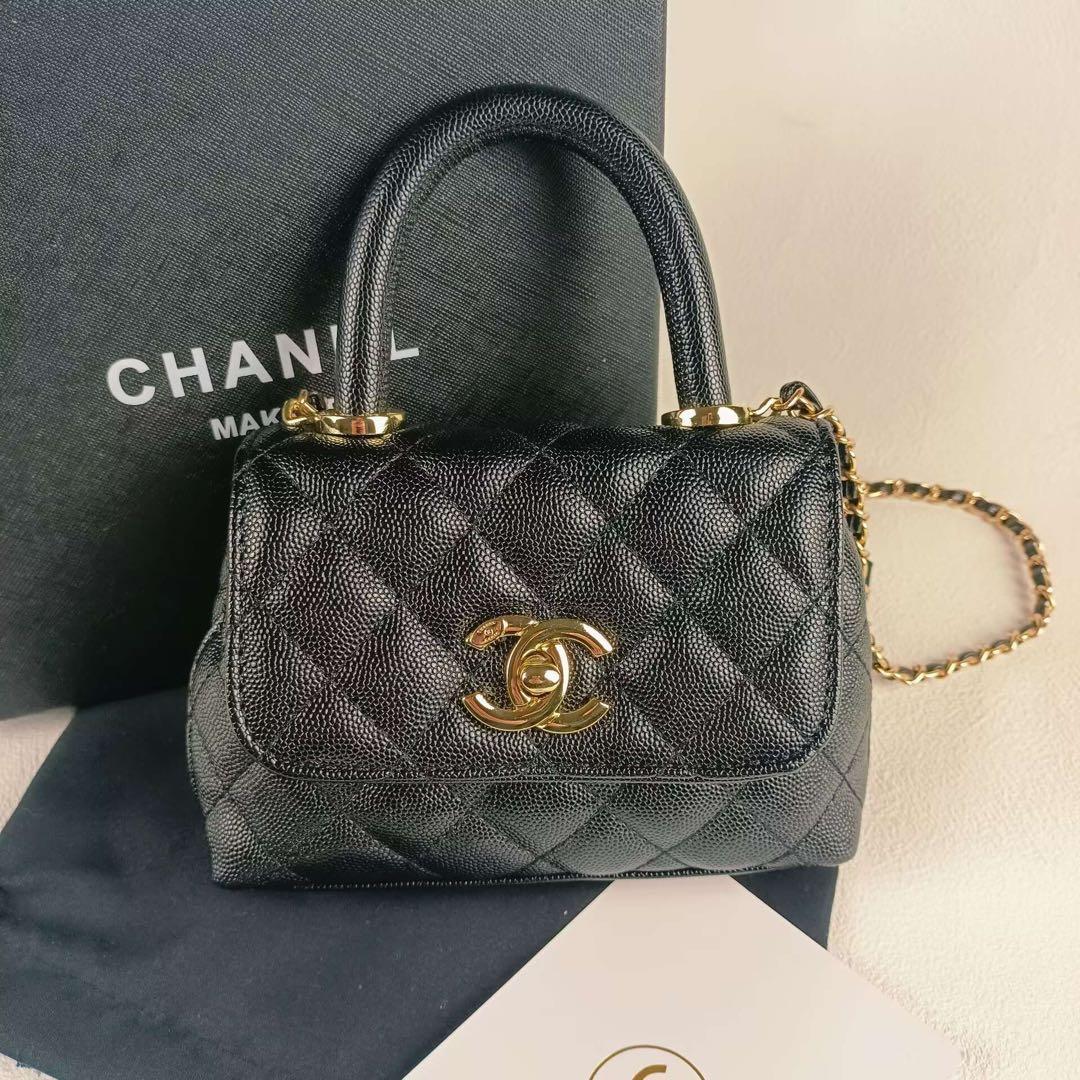 CHANEL ノベルティ ミニショルダーバッグ キルティング ゴールド 2WAY