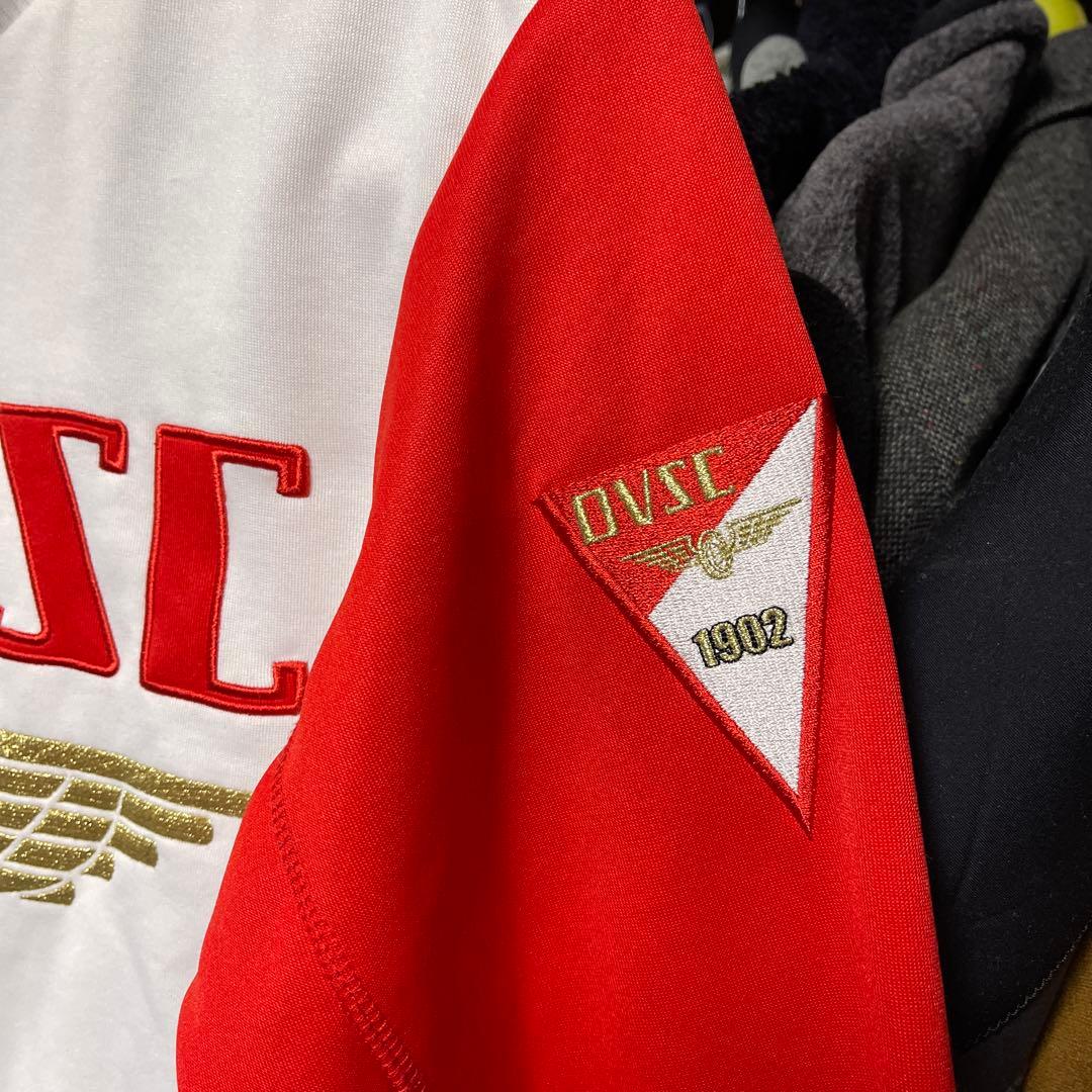 adidas DV SC ジャージ ホワイト/レッド