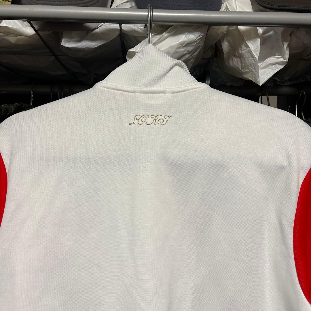adidas DV SC ジャージ ホワイト/レッド