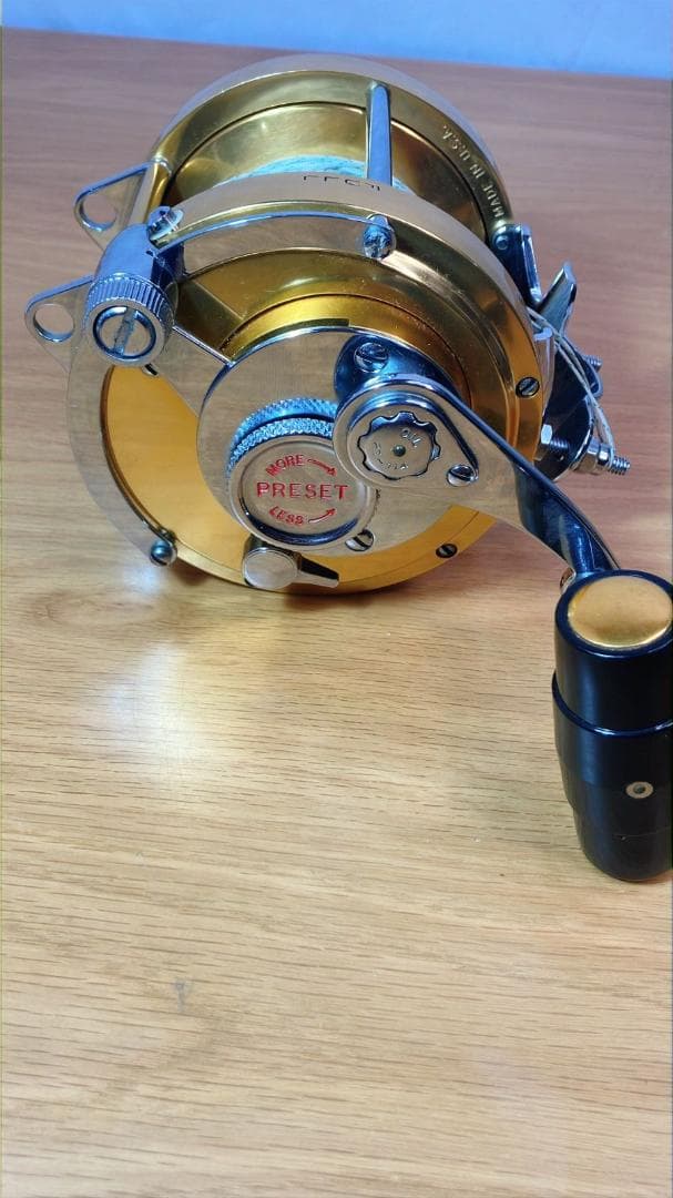 PENN International 50 大型リール ゴールド 現状品