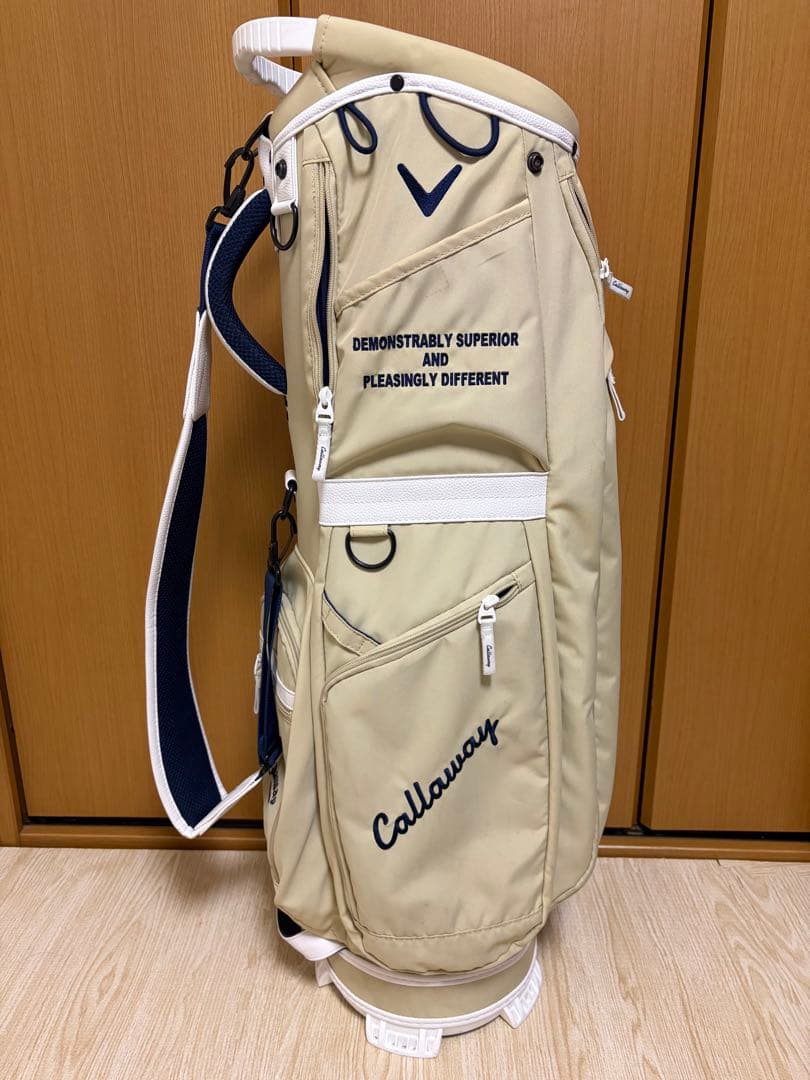 Callaway ゴルフキャディバッグ ベージュ