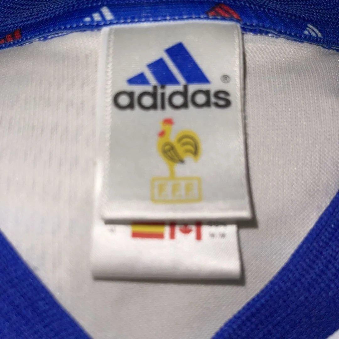 adidas フランス代表 アウェイ　ユニホーム　2002 04