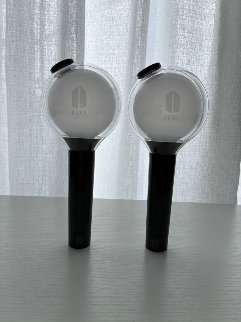 BTS ペンライト 2個セット フォトカード付き