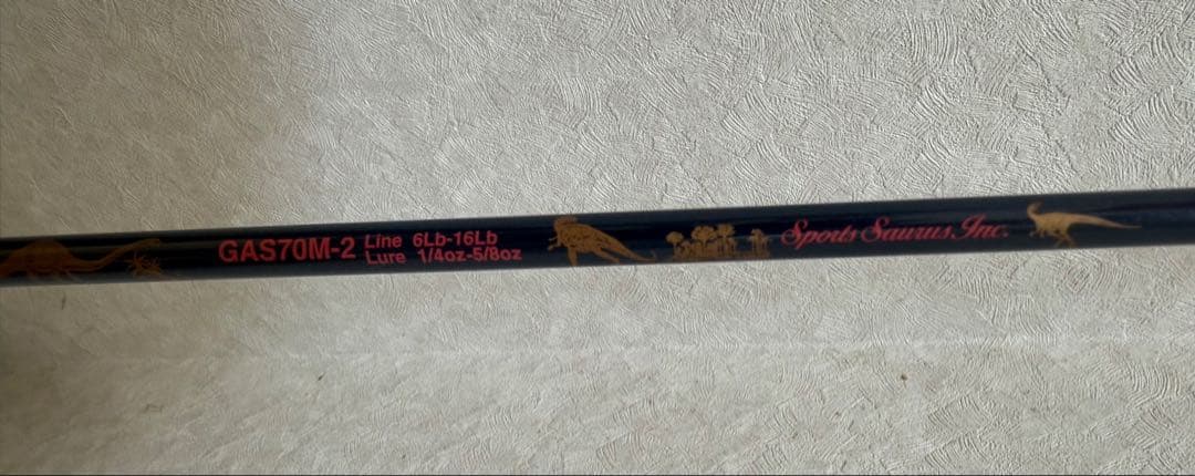 SAURUS GAO GAS70M-2 希少オールドバスロッド