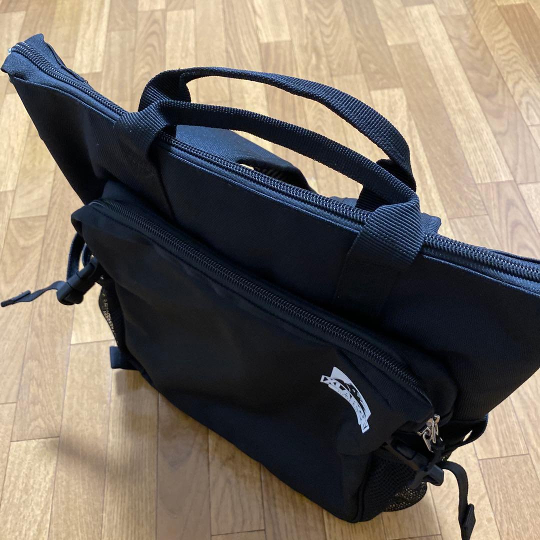 XLARGE ブラックリュック メッシュポケット付き　お値下げ