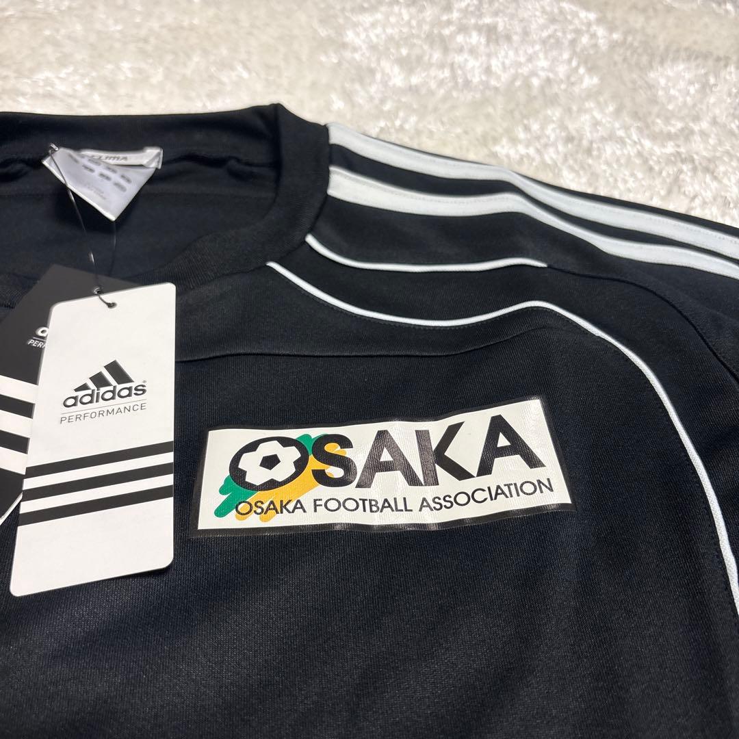 サッカー支給品　大阪選抜　大阪トレセン　大阪国体　トレーニングウェア 練習着 黒