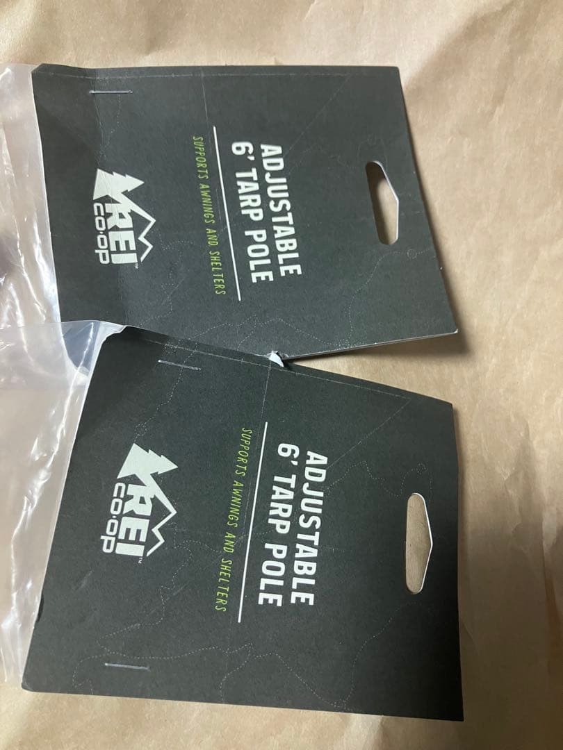 REI Adjustable 6FT Tarp Pole 2本セット