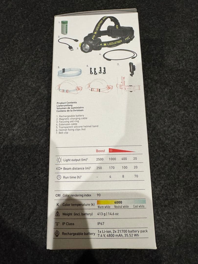 LEDLENSER H15R WORK 新品未使用未開封品