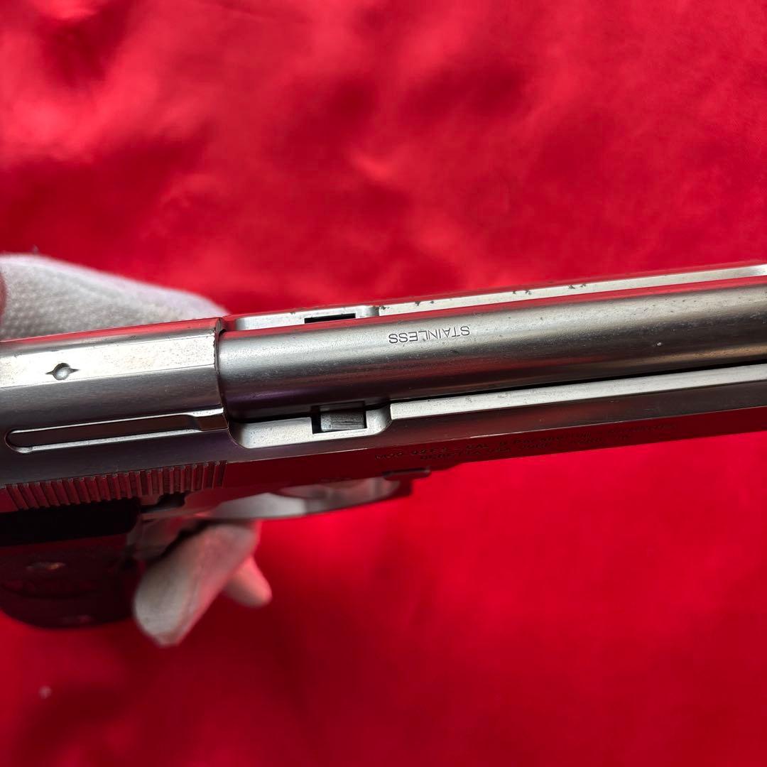 WA ベレッタM92FS INOX シルバーガスブローバックガン
