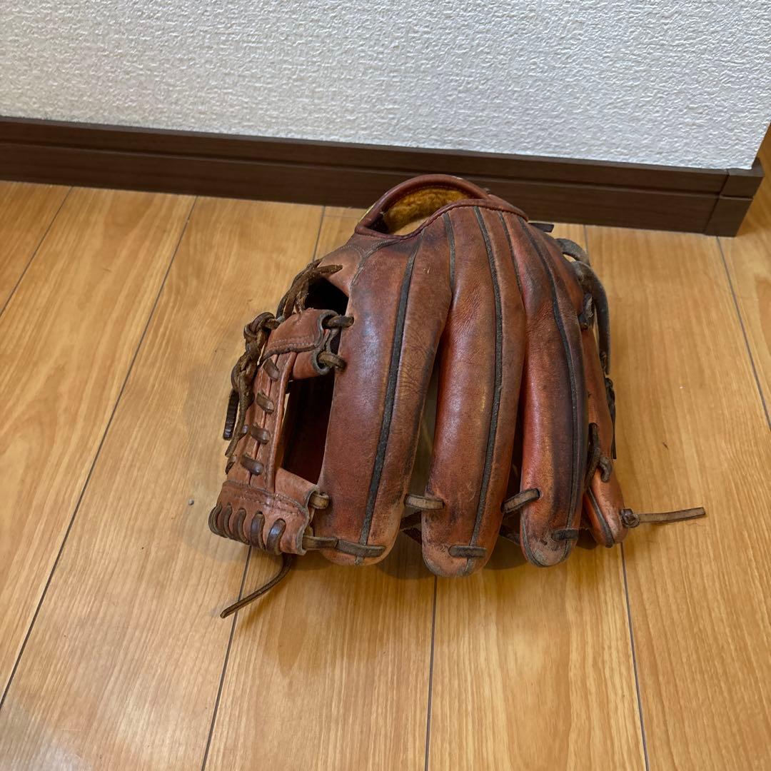 ミズノ 野球グローブ 右投げ ブラウン