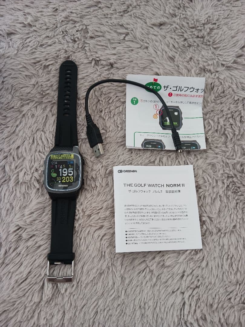 中古　ゴルフウォッチ　グリーンオン　ノルムII