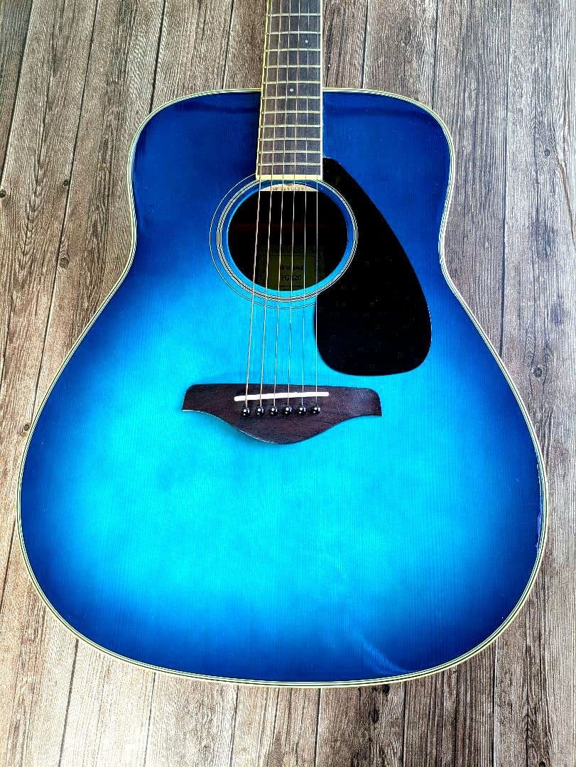 YAMAHA FG820 青色 6弦 アコースティックギター ドレッドノート