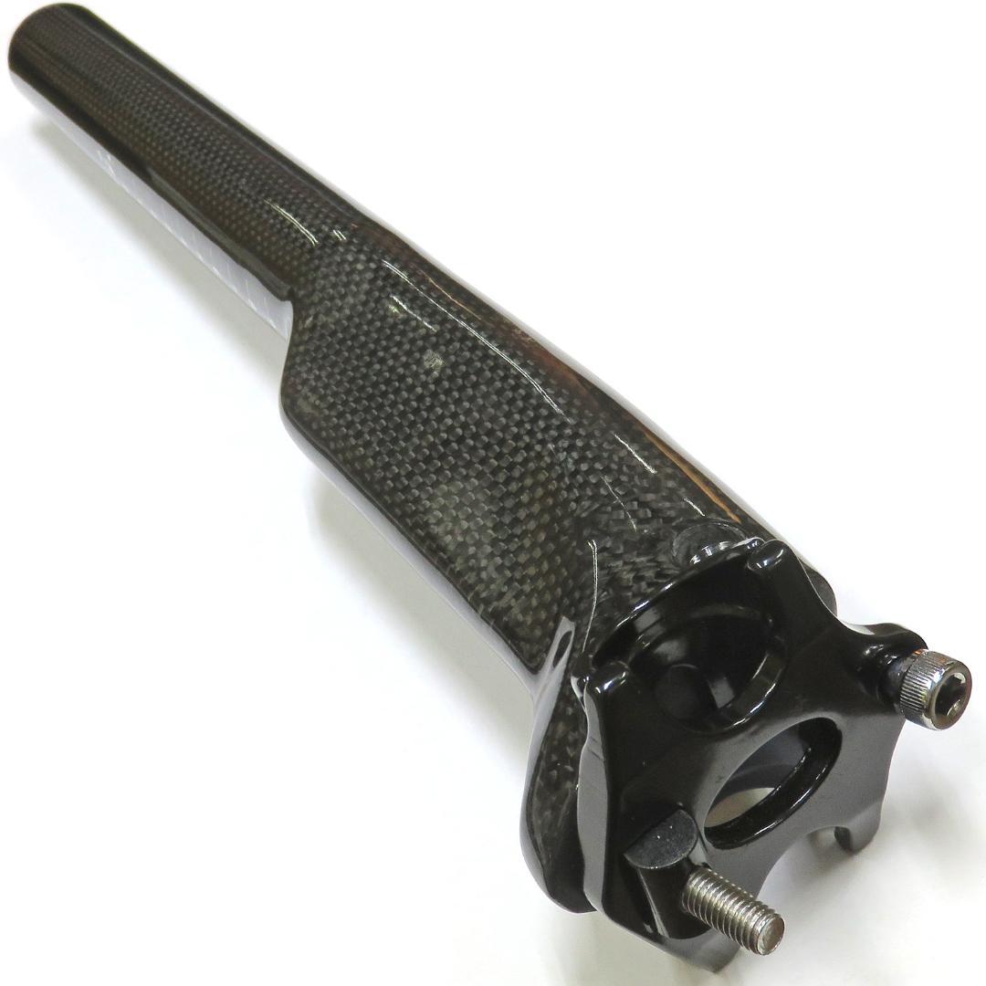 カーボン製エアロ形状シートポスト／径31.6mm／長約360mm／自転車用
