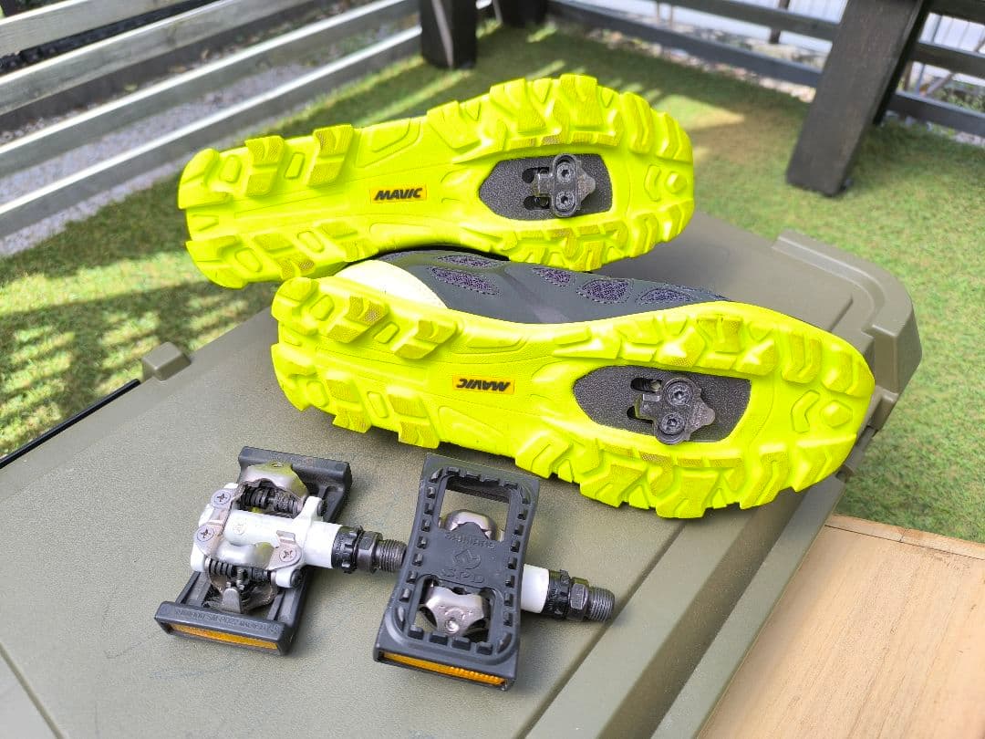 がちゃりん MAVIC サイクルシューズ　＋　SPDペダル　セット