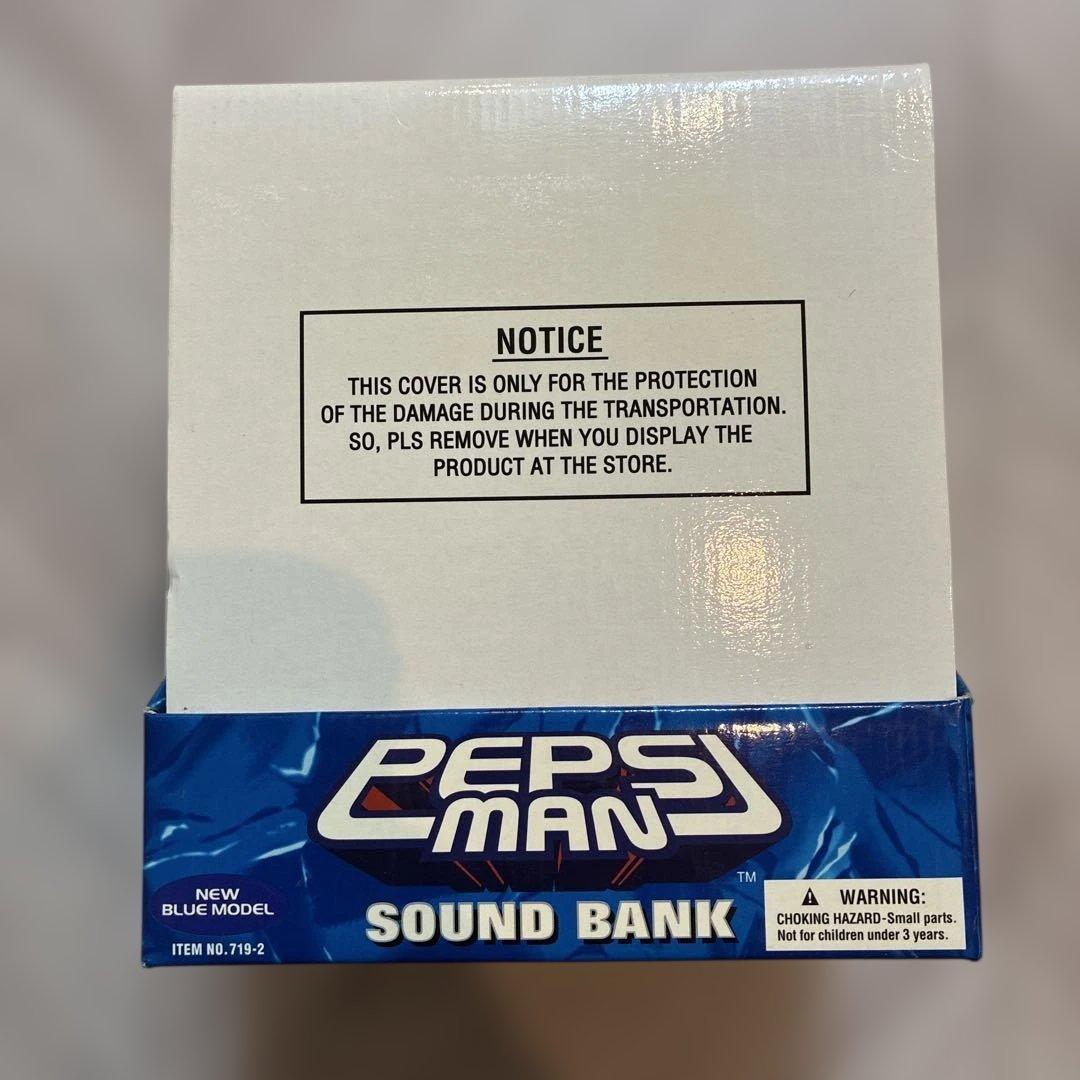 ヴィンテージ アメトイ PEPSI MAN ペプシマン　貯金箱 新品未使用品