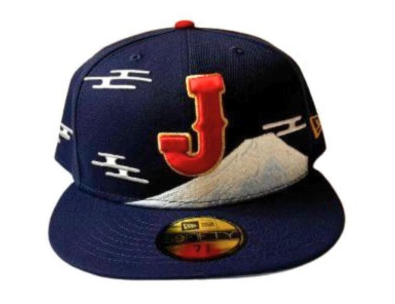 ニューエラ WBC 侍ジャパン公式キャップ 富士山デザイン ネイビー 限定モデル