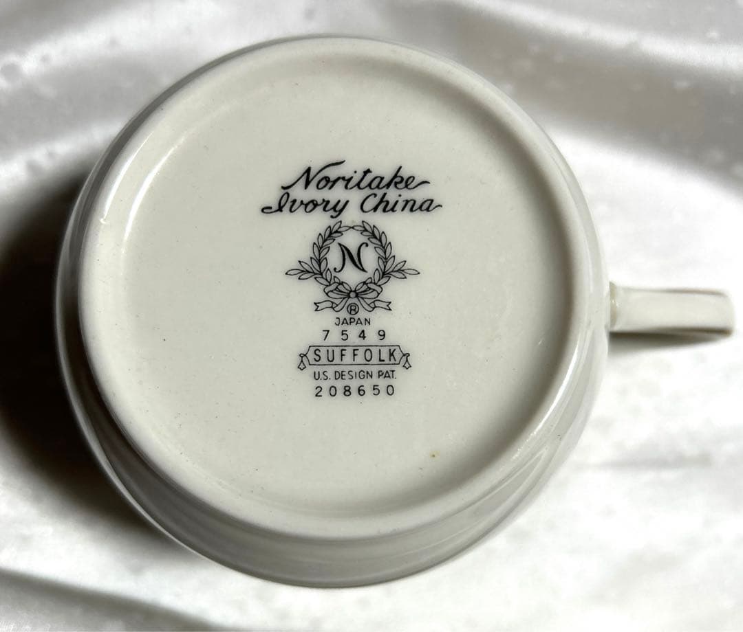 ノリタケ花柄カップ＆ソーサーセット美品
