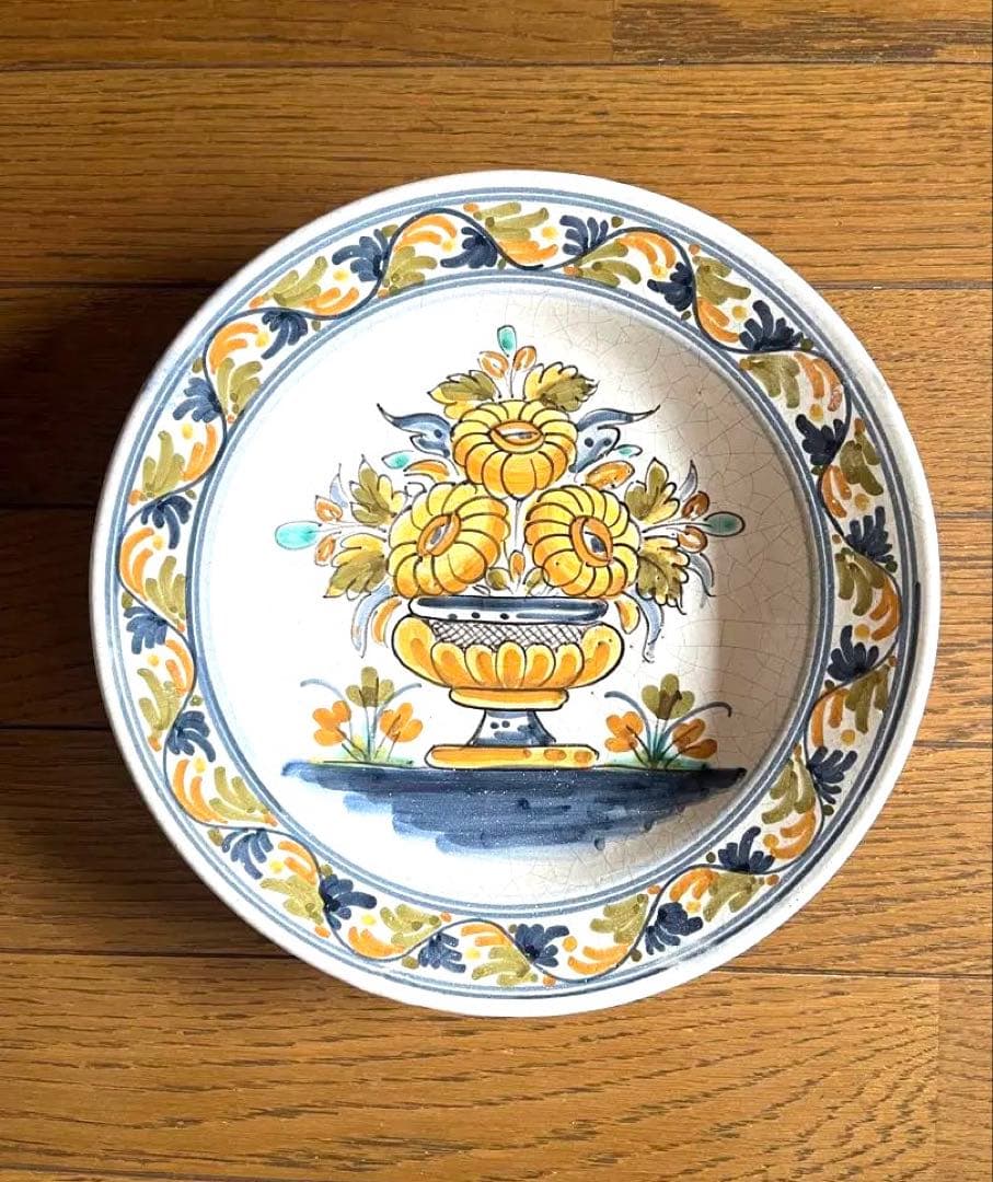 イタリア製陶器絵皿david4枚
