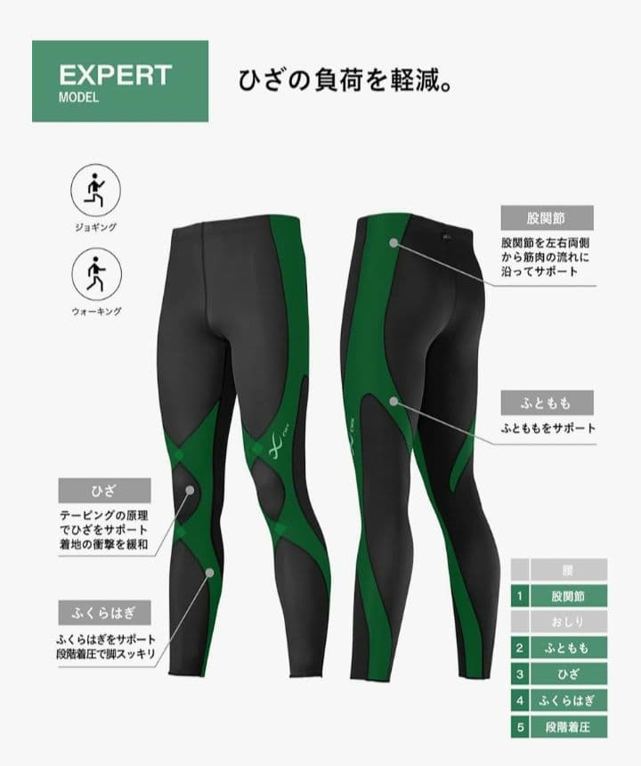 期間限定☆値下げ！CW-X ワコール レディススポーツタイツ エキスパート L