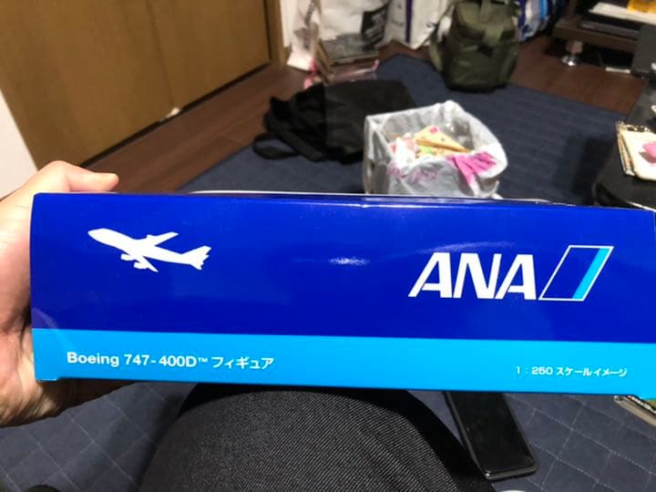 ANA 747-400D 1/250フィギュア