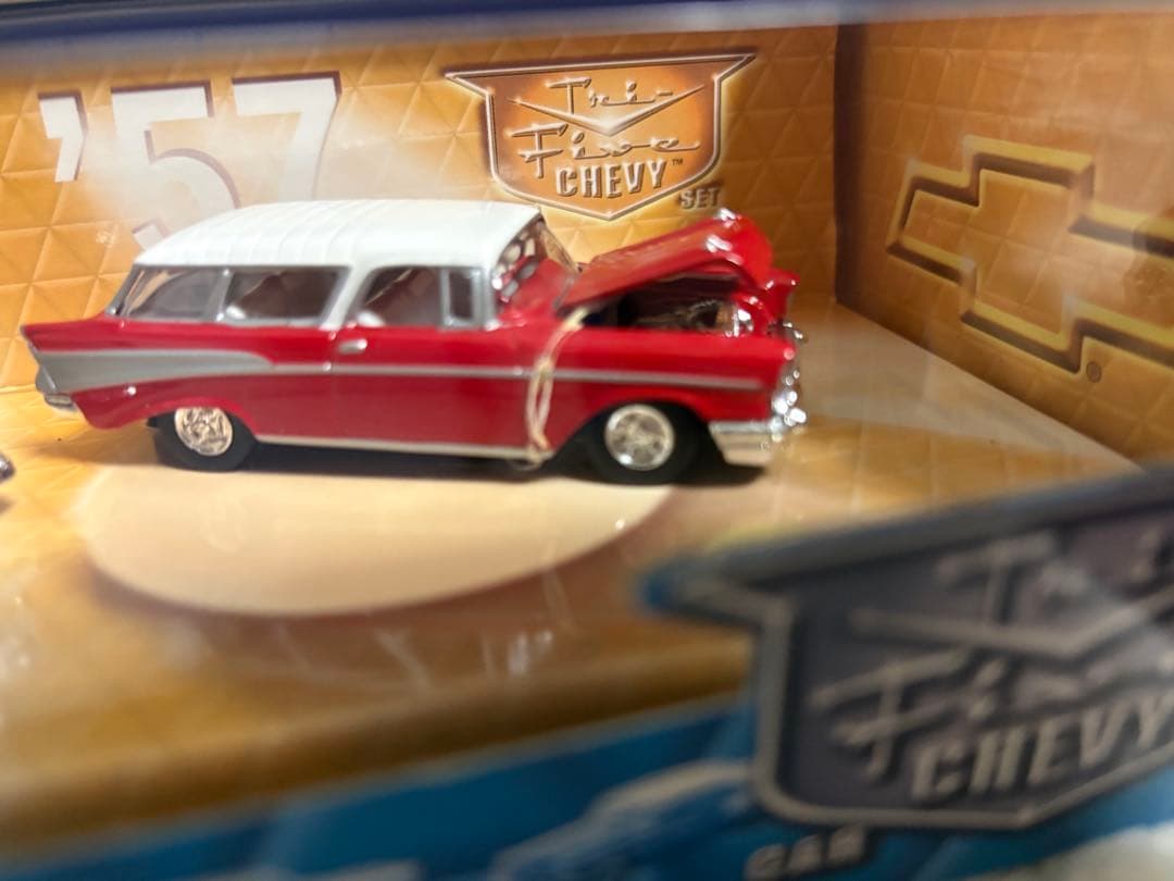ホットウィール ’55-’57 Chevy 3台セット
