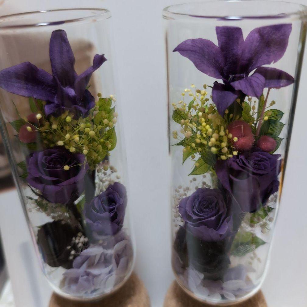 仏花　お供え花 　　一対 プリザーブドフラワー　 造花無し