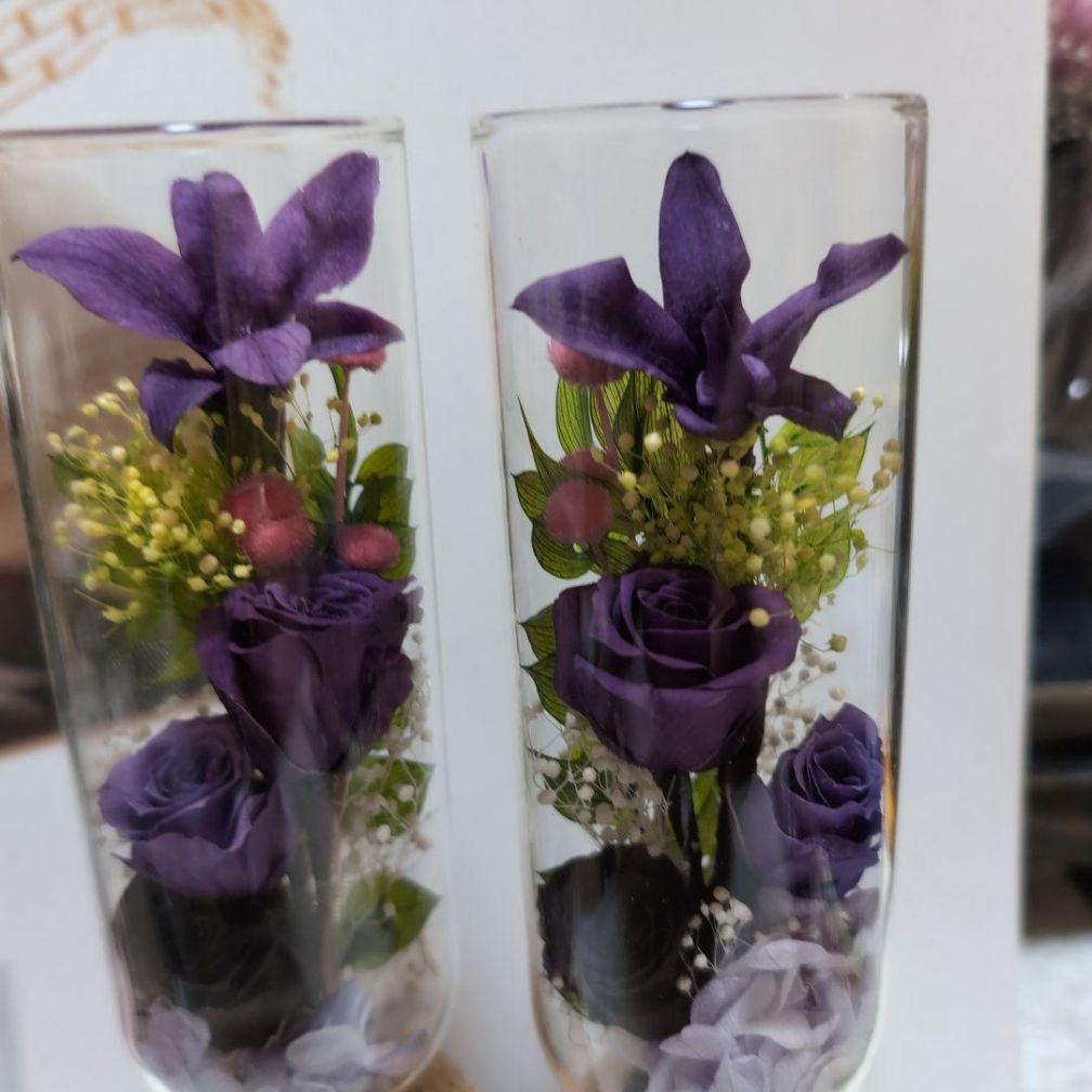 仏花　お供え花 　　一対 プリザーブドフラワー　 造花無し
