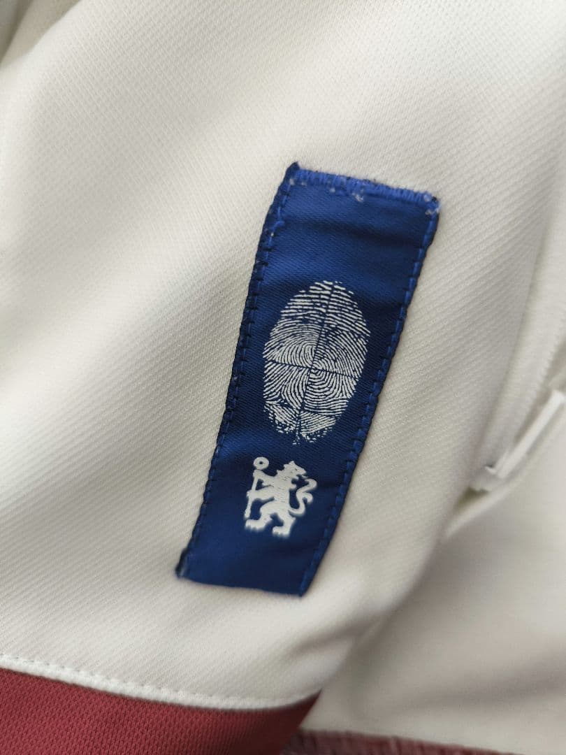 【訳あり】adidas Chelsea FC アンセムジャケットMワッペン　白赤