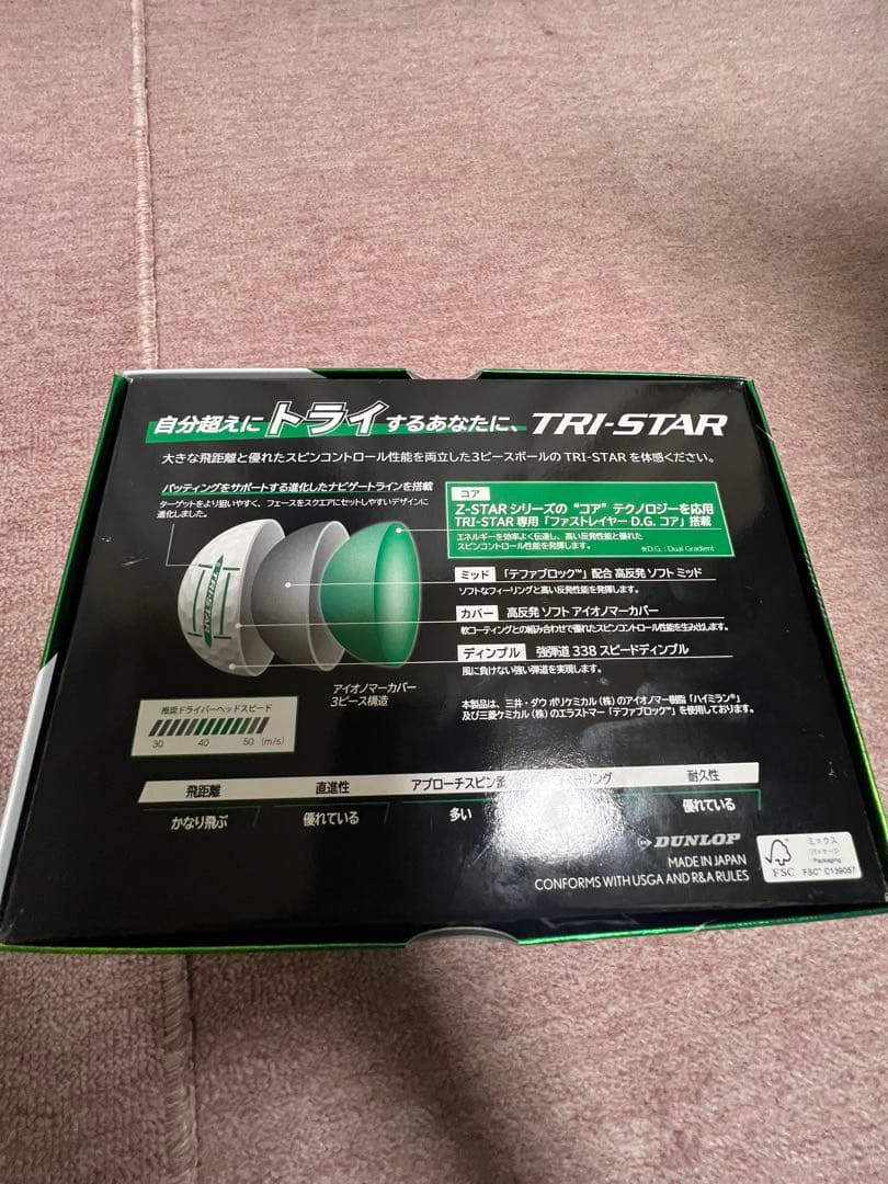 新品24年モデルSrixon TRI-STAR ゴルフボール 3ダース36個
