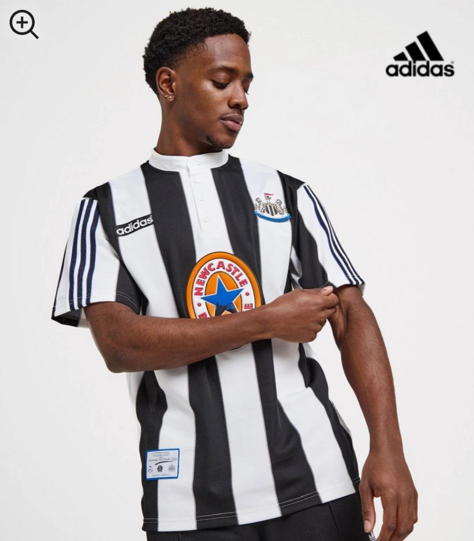 adidas ニューカッスル・ユナイテッドFC 1995-97 ホームシャツ