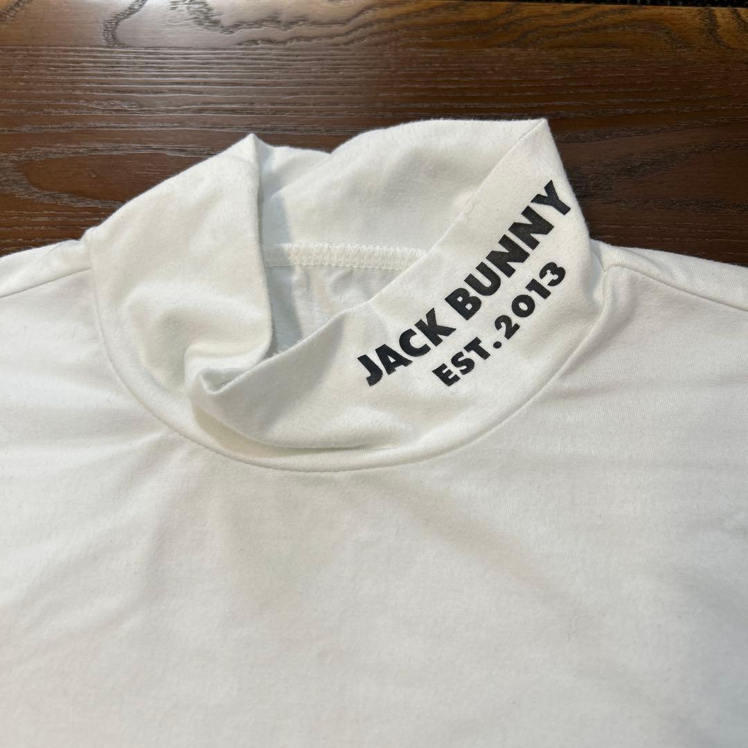 JACK BUNNY タートルネック長袖シャツ ホワイト　　　 サイズ　4