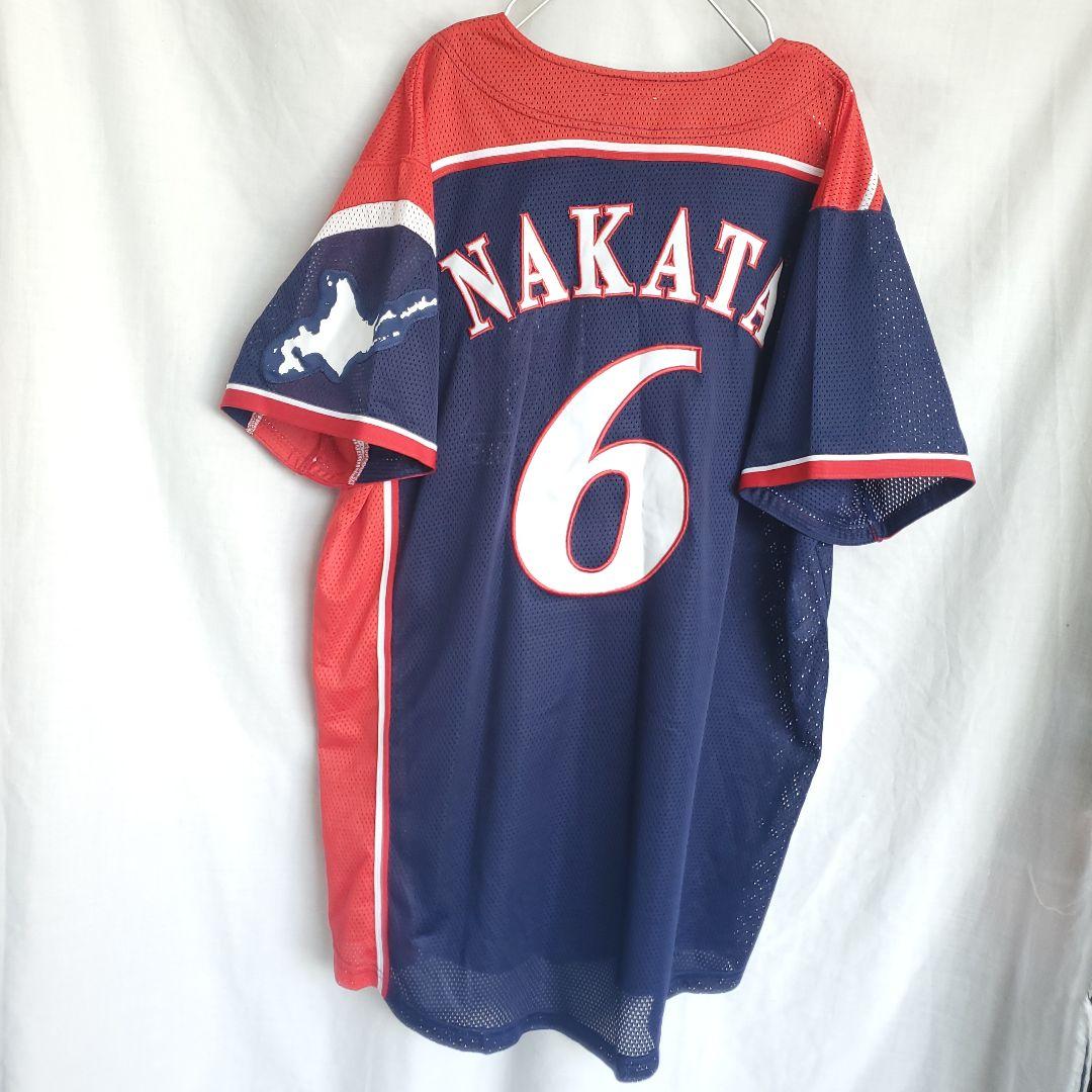 北海道日本ハムファイターズ 中田翔 ホームユニフォーム アンビシャス 紺