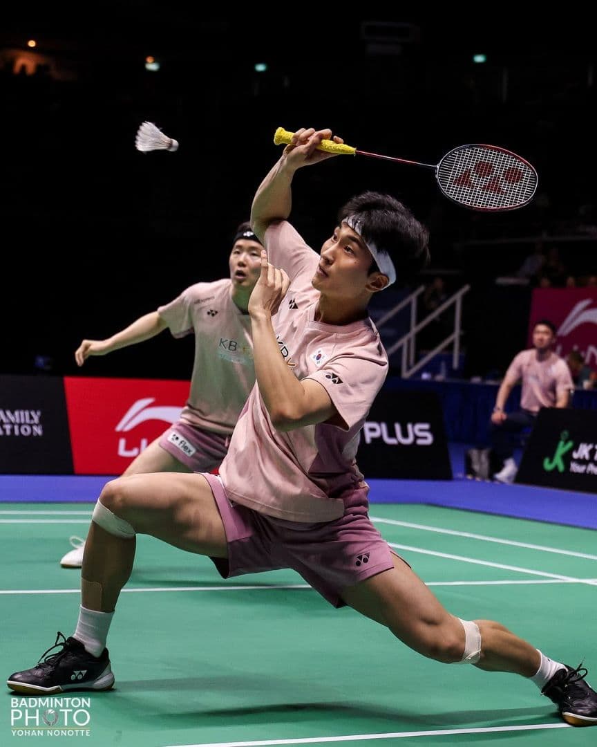 YONEX選手支給品韓国国家代表選手モデル上下セット 実業団TONAMI桃田賢斗