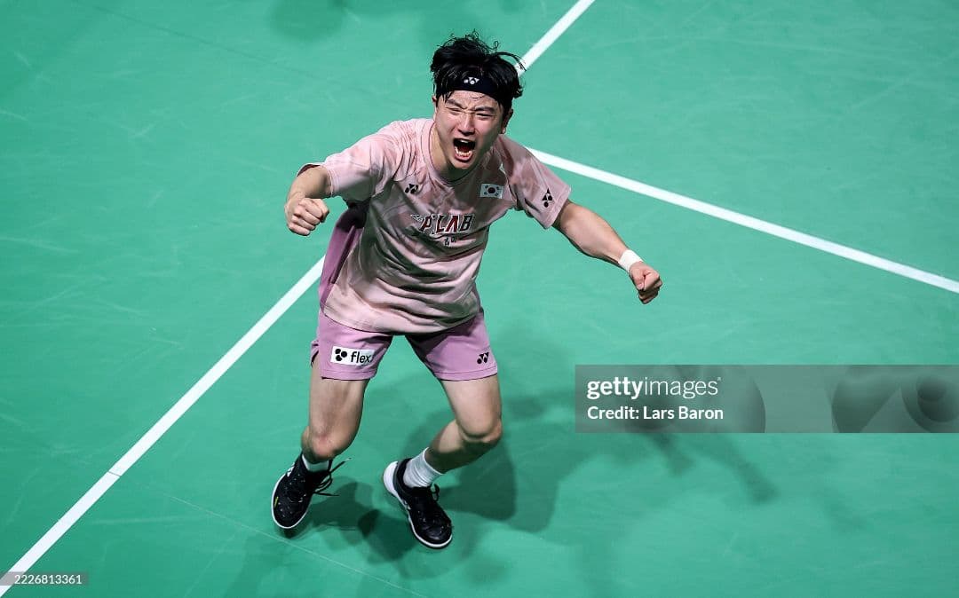 YONEX選手支給品韓国国家代表選手モデル上下セット 実業団TONAMI桃田賢斗