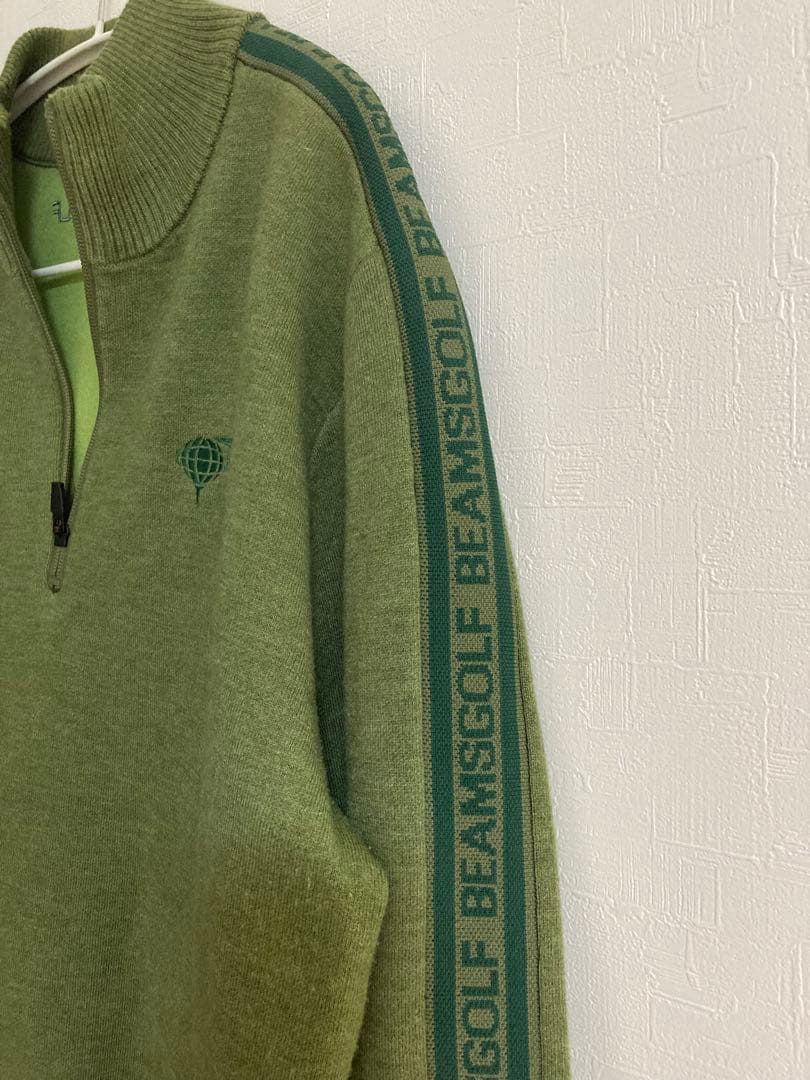 BEAMS GOLF オリーブグリーン ニット L