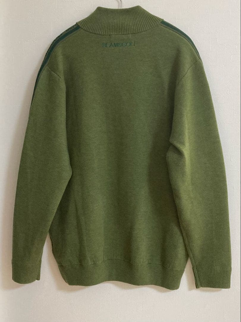 BEAMS GOLF オリーブグリーン ニット L