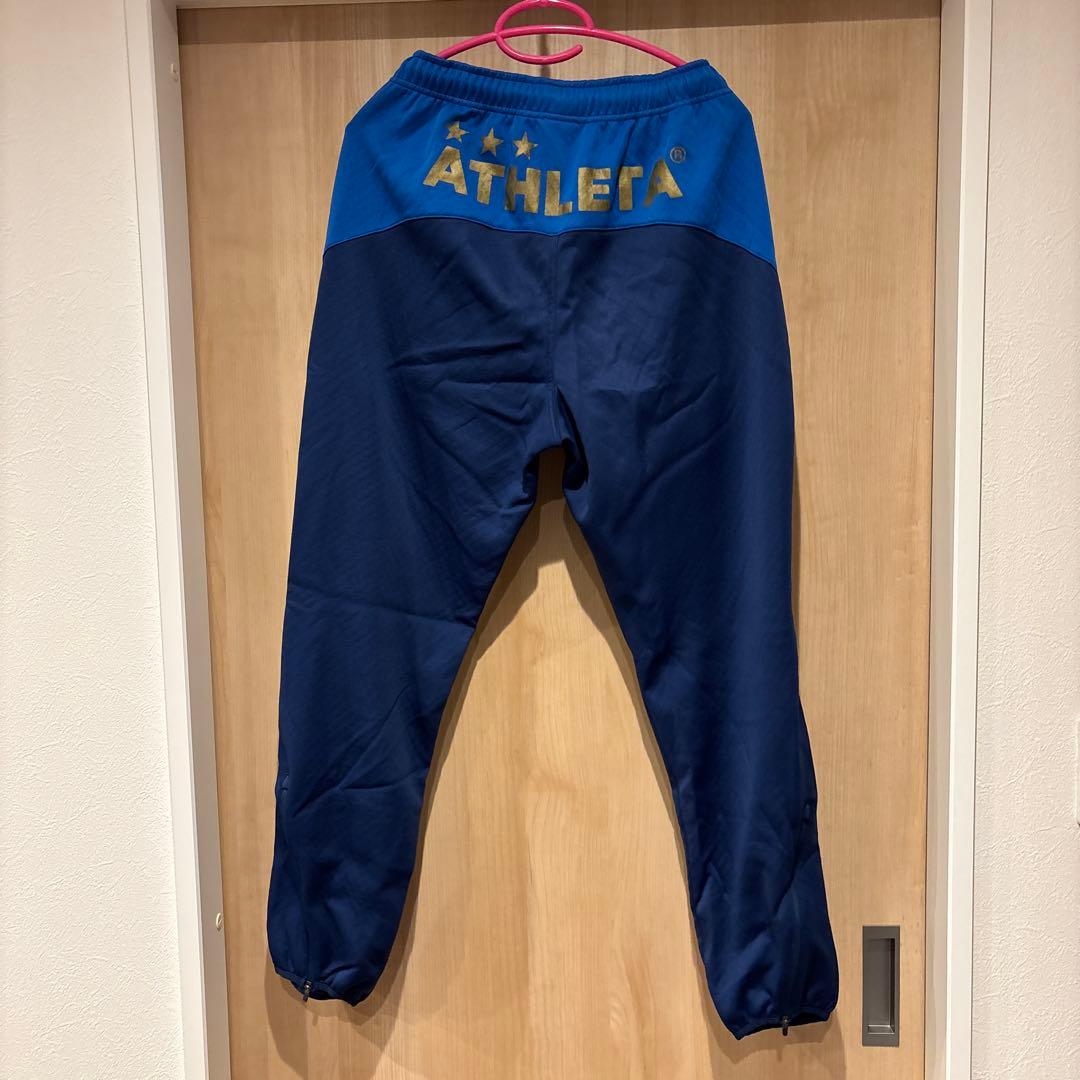 極美品ATHLETA ハーフジップジャージ上下 セットアップ ネイビー Mサイズ