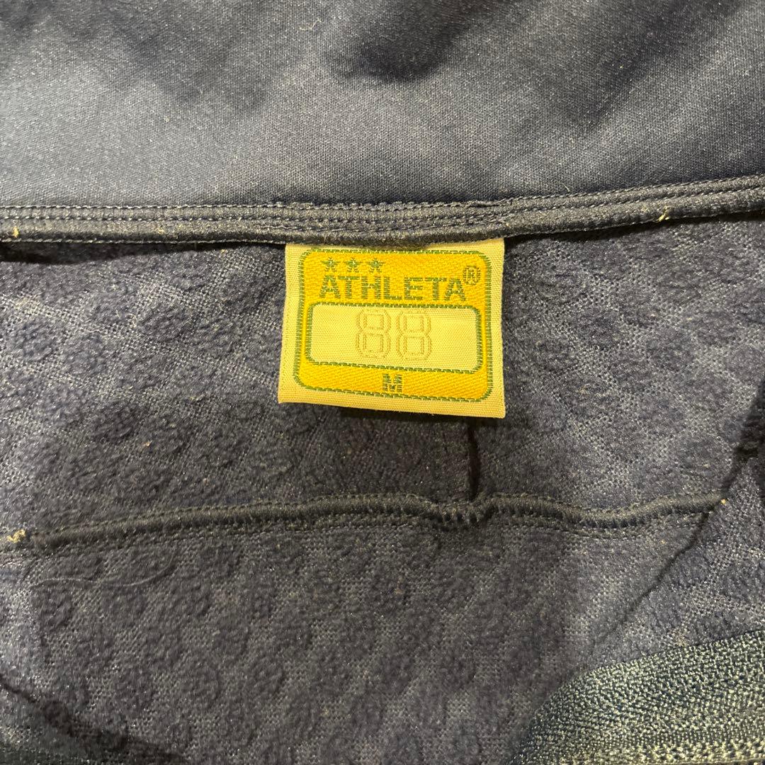 極美品ATHLETA ハーフジップジャージ上下 セットアップ ネイビー Mサイズ