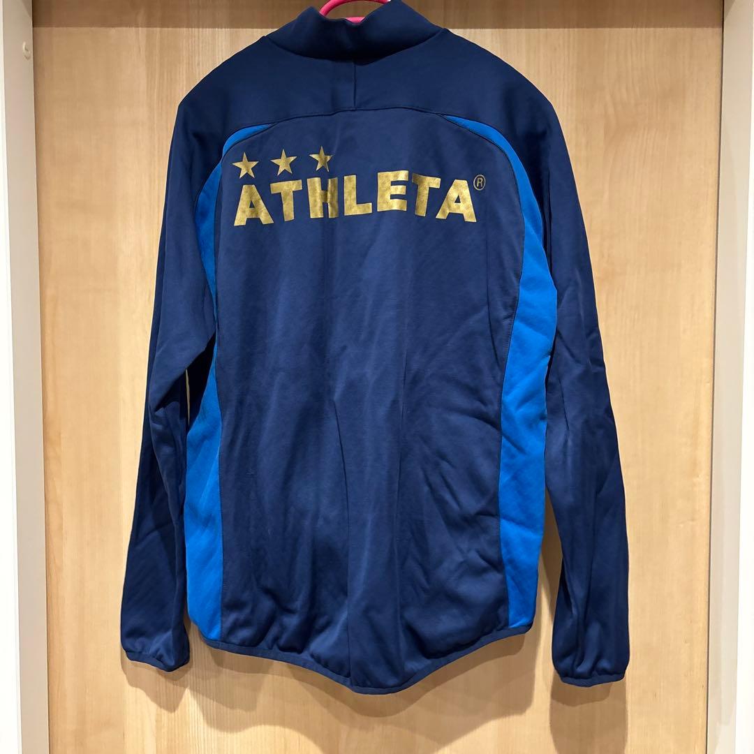 極美品ATHLETA ハーフジップジャージ上下 セットアップ ネイビー Mサイズ