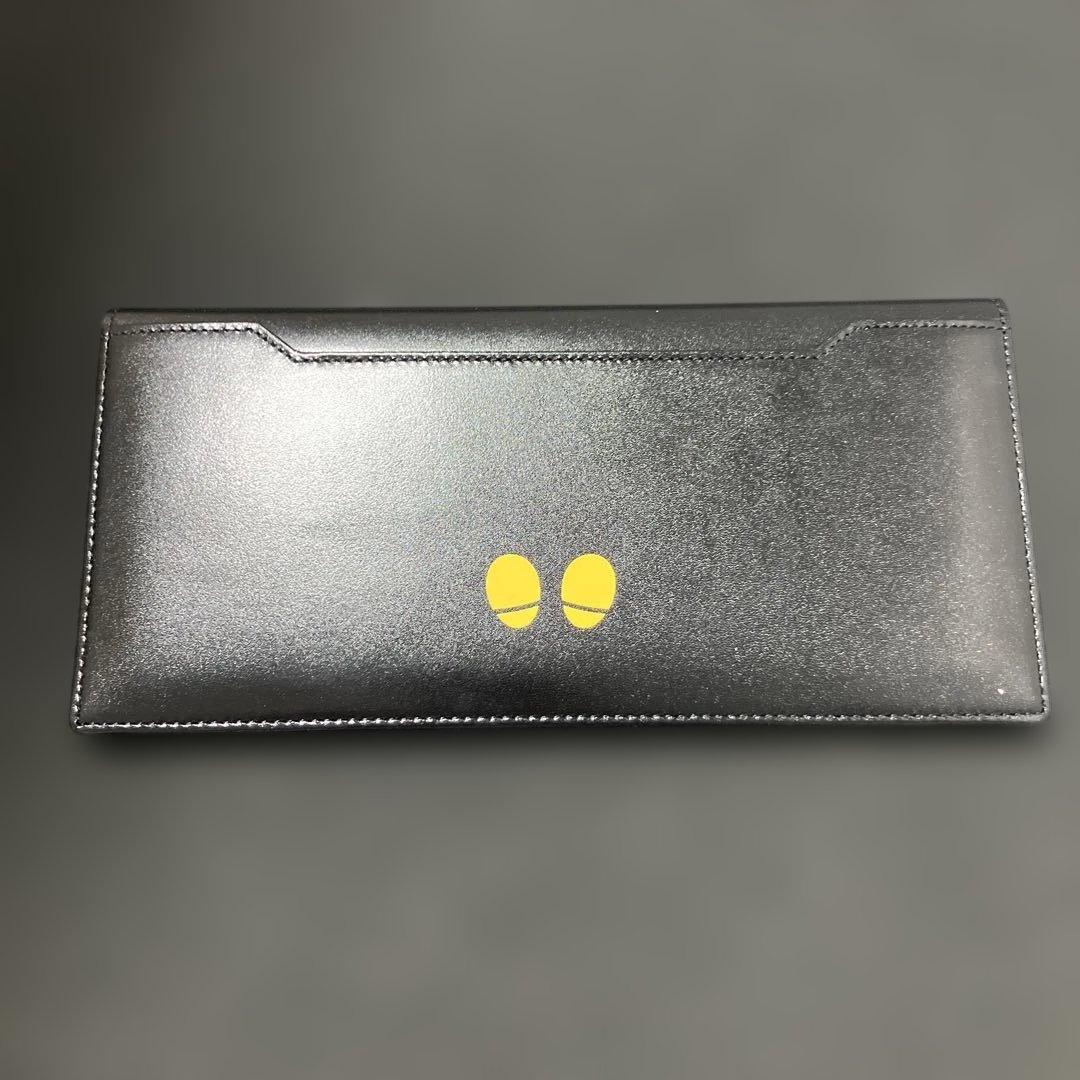(3-59)ミッキーマウス 長財布 天然皮革 新品未使用品