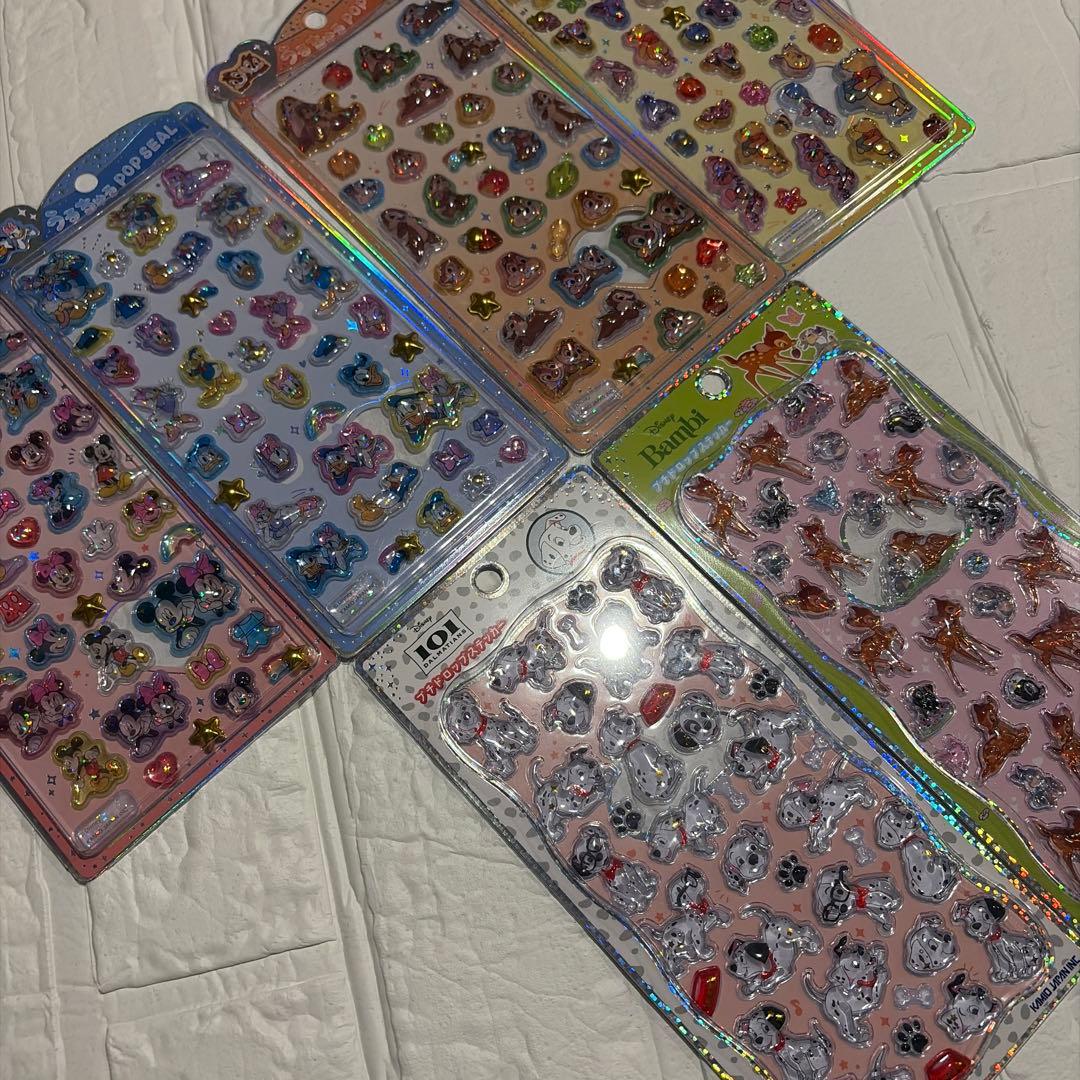 ★正規品★うるちゅるPOPシール　プチドロップステッカー　ディズニー