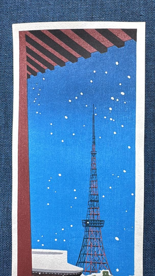 ミケコ　木版画５枚セット