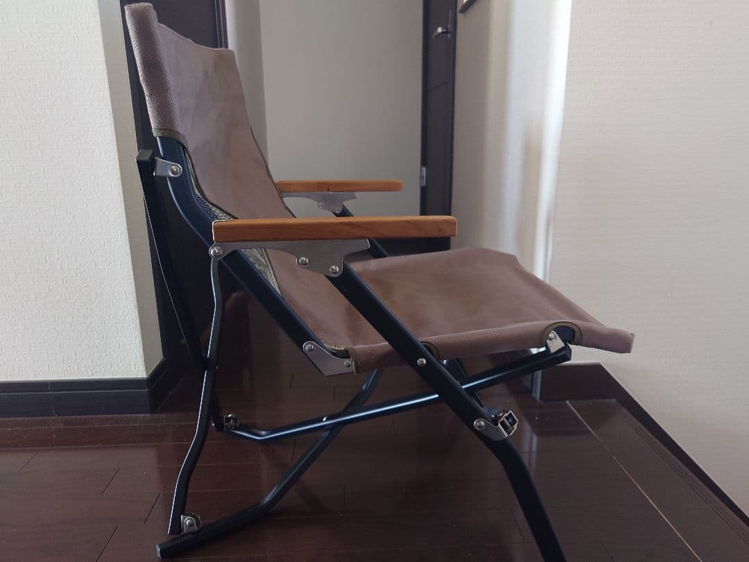  peak スノーピーク　ローチェアショート グレー