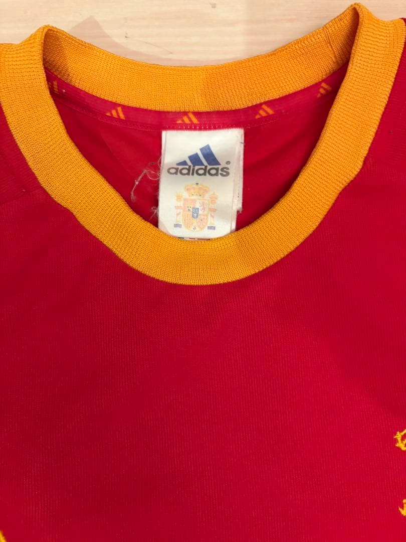 adidas スペイン代表シャツ 赤 2002年