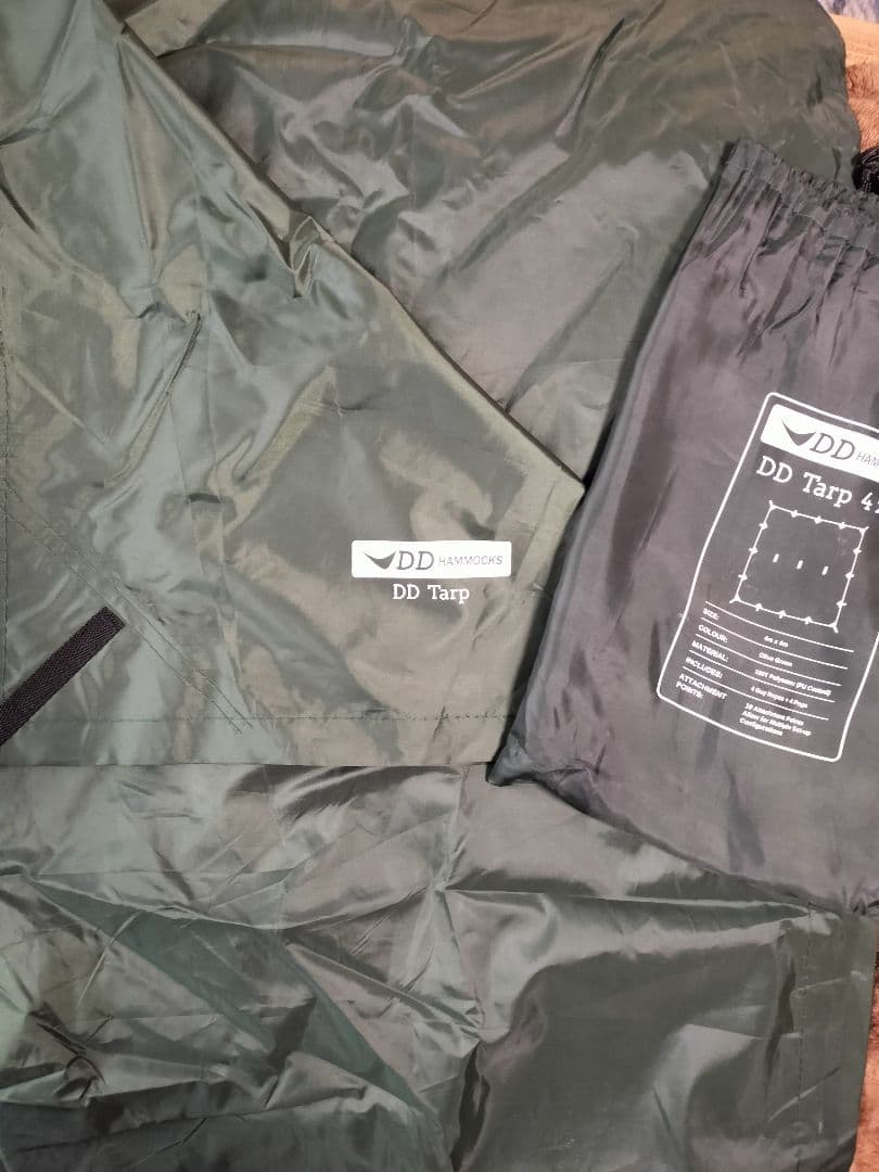 DD TARP 4x4 オリーブグリーン　タープ