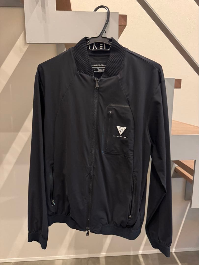【美品】MARK&LONA code ジップジャケット サイズ48（Ｌ）ブラック