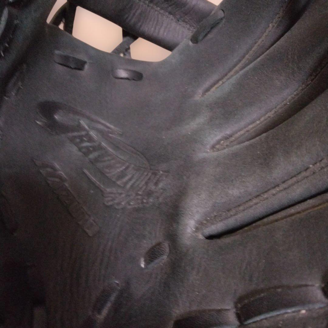 Mizuno 黒 レザー 野球用グローブ