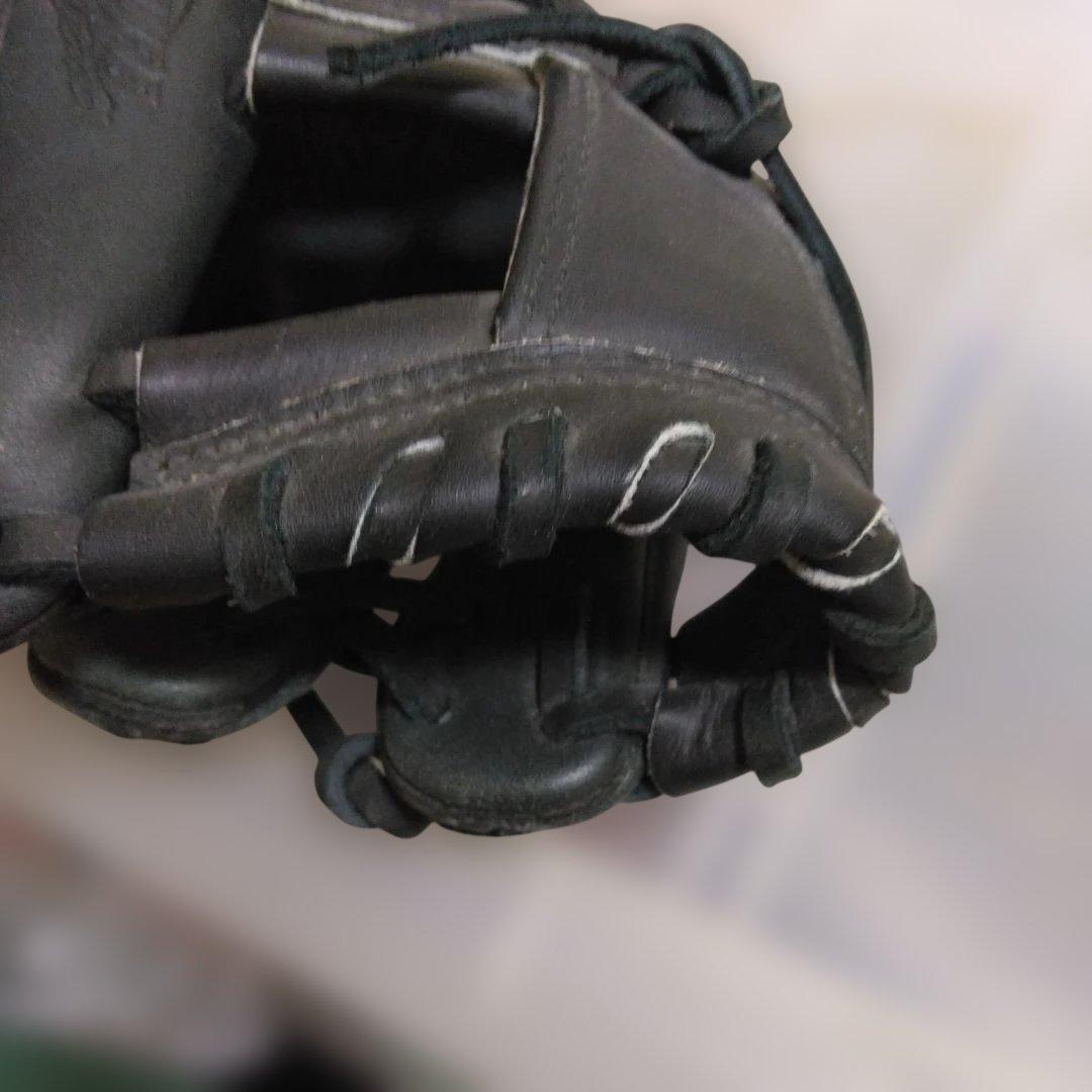 Mizuno 黒 レザー 野球用グローブ